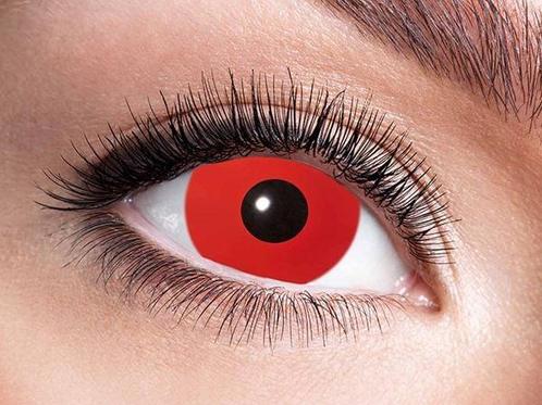 Rode contact lenzen | Veilige gekleurde partylenzen voor, Kleding | Dames, Carnavalskleding en Feestkleding, Nieuw, Verzenden