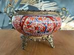 Imari - Pot - Brons, Porselein - Jardinière Imari uit eind