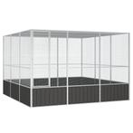 vidaXL Vogelkooi 302,5x324,5x211,5 cm gegalvaniseerd staal, Dieren en Toebehoren, Verzenden, Nieuw