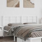 vidaXL Hoofdbord 180 cm metaal wit, Verzenden, Nieuw, Wit, Metaal