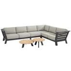 Meteoro hoek loungeset 6 delig aluminium antraciet 4, Ophalen of Verzenden, Nieuw, Aluminium
