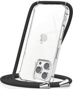 iPhone 16 Pro Crossbody Transparant TPU Hoesje met Koord, Telecommunicatie, Mobiele telefoons | Hoesjes en Frontjes | Apple iPhone