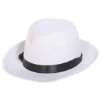 Witte gangster hoed | Nieuw! | Hoeden/hoofddeksel, Nieuw, Verzenden