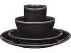 Mica Decorations Tabo Serviesset 4 Persoons - Zwart, Huis en Inrichting, Keuken | Servies, Verzenden, Nieuw