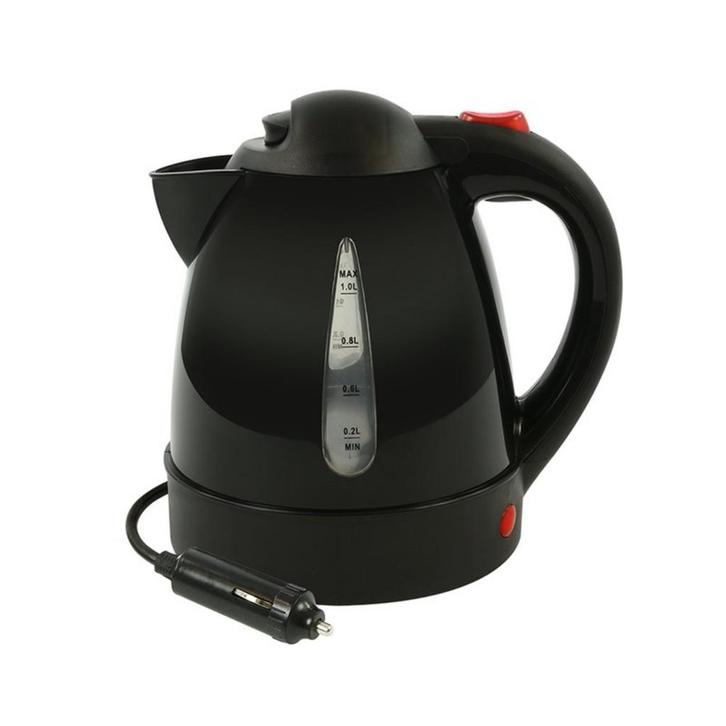 ProPlus Compacte waterkoker - 12V - 1 liter - zwart - ide..., Auto diversen, Auto-accessoires, Nieuw, Ophalen of Verzenden