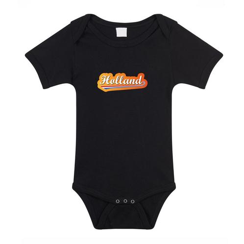 Zwart fan romper / kleding Holland met Nederlandse wimpel .., Hobby en Vrije tijd, Feestartikelen, Ophalen of Verzenden