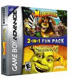 2 Games in 1: Madagascar + Shrek 2 (losse cassette), Spelcomputers en Games, Games | Nintendo Game Boy, Verzenden, Nieuw
