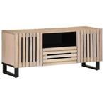 vidaXL Tv-meubel 100x34x46 cm massief mangohout, Huis en Inrichting, Verzenden, Nieuw
