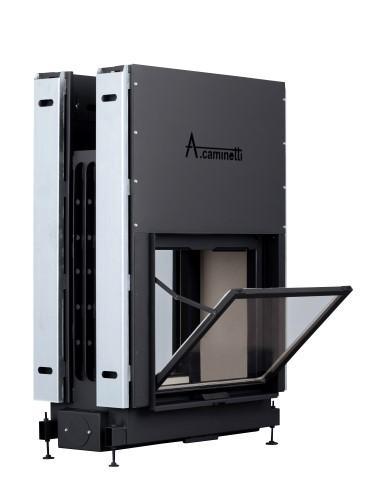 Inbouw Houtkachel Flat Tunnelhaard 90x60, Huis en Inrichting, Kachels