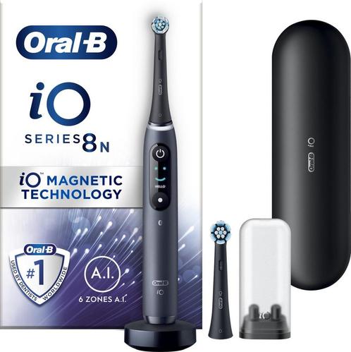 Oral-B iO 8N - Elektrische Tandenborstel - Zwart, Sieraden, Tassen en Uiterlijk, Uiterlijk | Mondverzorging, Verzenden