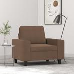 vidaXL Fauteuil 60 cm stof bruin, Huis en Inrichting, Banken | Bankstellen, Eenpersoons, Verzenden, Nieuw, Minder dan 150 cm