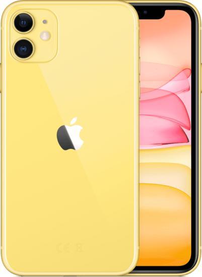 nieuwstaat Apple IPhone 11 128GB geel + nieuwe accu 100% ..., Telecommunicatie, Mobiele telefoons | Apple iPhone, Nieuw, Verzenden