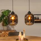 WEES SNEL! Moderne hanglamp glas 2-lichts
