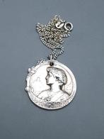 Verzilverd metaal Art Nouveau, A. Bargas - Ketting met