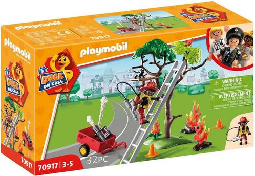 Playmobil Duck On Call - Brandweeractie. Red de kat! - 70917, Kinderen en Baby's, Speelgoed | Playmobil, Nieuw, Verzenden