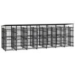 Hondenhok Hondenkennel met dak 6.8x2x2.3m GRATIS verzending