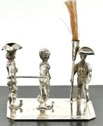 No reserve-Handgemaakt antiek Hollands zilveren miniatuur