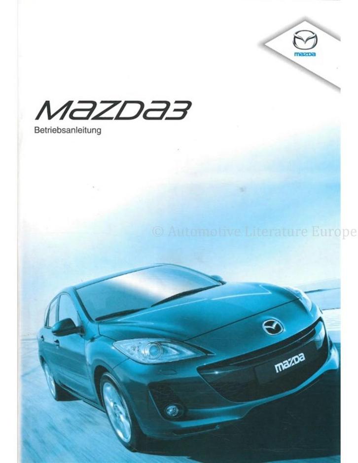 2011 MAZDA 3 INSTRUCTIEBOEKJE DUITS, Auto diversen, Handleidingen en Instructieboekjes