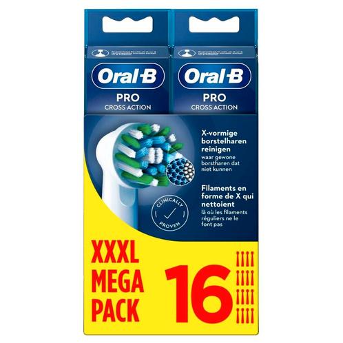 Oral-B Cross Action Opzetborstels, Sieraden, Tassen en Uiterlijk, Uiterlijk | Mondverzorging, Nieuw, Verzenden