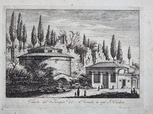 Francesco Piranesi (1758-1810) - Lot. of 3 - Veduta del, Antiek en Kunst, Antiek | Overige Antiek
