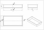 Wiesbaden RVS inbouwnis 30x60x10cm, Doe-het-zelf en Verbouw, Sanitair, Ophalen of Verzenden, Nieuw