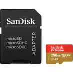 SanDisk Extreme MicroSDXC 256GB+SD Adapter, Audio, Tv en Foto, Fotografie | Geheugenkaarten, Nieuw, Overige merken, Overige typen