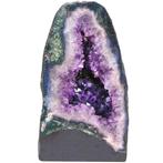 Levendige amethist & jaspis - Geode - 36x20x18 cm- 16 kg, Verzamelen, Mineralen en Fossielen