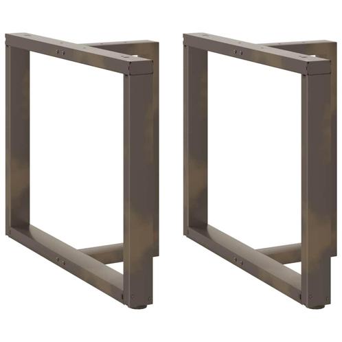 vidaXL Eettafelpoten 2 st T-vormig 90x35x(72-73) cm staal, Huis en Inrichting, Tafelonderdelen, Nieuw, Verzenden