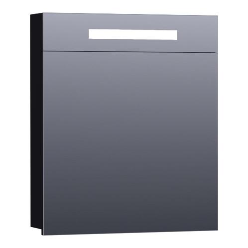 Spiegelkast 2.0 Exclusive Line 60cm Rechtsdraaiend Mat Zwart, Doe-het-zelf en Verbouw, Sanitair, Bad, Nieuw, Ophalen of Verzenden