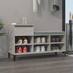 vidaXL Schoenenkast 102x36x60 cm bewerkt hout betongrijs, Huis en Inrichting, Verzenden, Nieuw