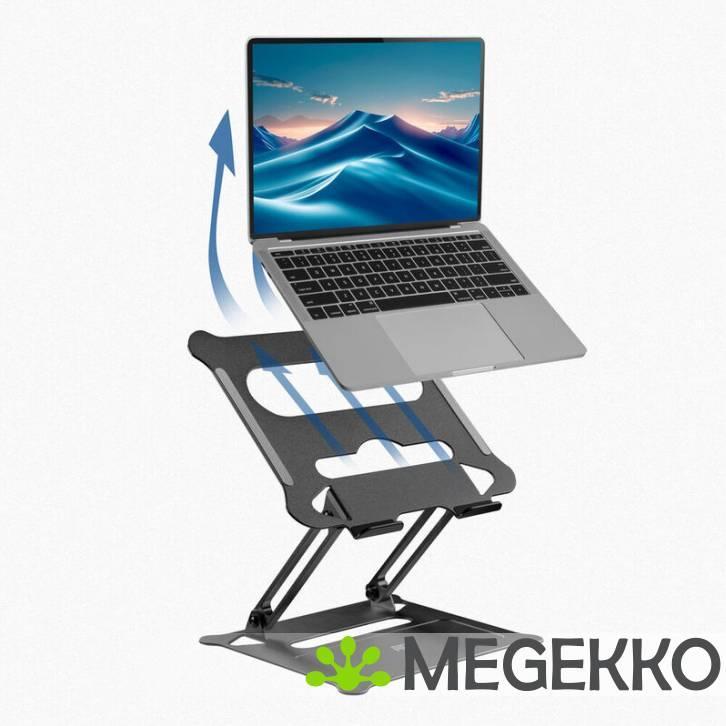 ACT Laptopstandaard. aluminium. inklapbaar. traploos in, Computers en Software, Windows Laptops, Nieuw, Verzenden