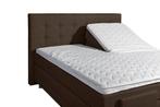 Mörgenn Elektrische Boxspring Nauplion Bruin - 90x200 cm, Verzenden, Nieuw, Bruin, Modern