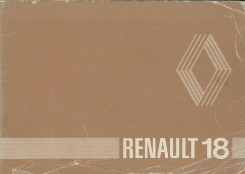 1980 Renault 18 instructieboekje handleiding Nederlands, Auto diversen, Handleidingen en Instructieboekjes, Verzenden