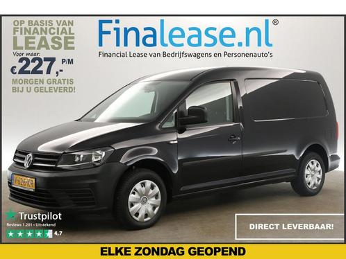 Volkswagen Caddy Maxi 2.0 TDI L2H1 Airco Bluetooth €227pm, Auto's, Bestelauto's, Lease, Handgeschakeld, Diesel, Zwart, Volkswagen