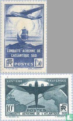 Frankrijk - 100e oceaanoversteek - 1936, Postzegels en Munten, Postzegels | Europa | Frankrijk, Postfris, Verzenden