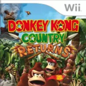 Donkey Kong Country Returns - Wii game beschikbaar voor biedingen