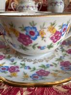 FD Chauvigny - Koffieservies (21) - Juego de café floral con