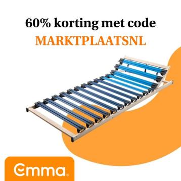 45% korting - Emma Premium Lattenbodem - 100x200 cm beschikbaar voor biedingen