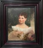 Britse school (XIX) - Portrait of a Little Girl, Antiek en Kunst, Kunst | Schilderijen | Klassiek