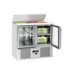 GGM Gastro | Saladette ECO - 903mm - 2 glazen deuren - met |, Verzenden