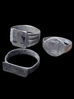 Middeleeuws Zilver, Lot of 3 Ring (Zonder Minimumprijs)