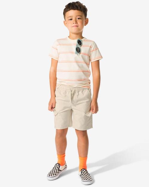 HEMA Kinder cargo korte broek beige 2=30% / 1=15%, Kinderen en Baby's, Kinderkleding | Overige, Nieuw, Verzenden