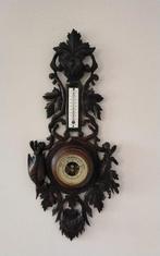Aneroid barometer - Hout - Grote jachtbarometer, Antiek en Kunst