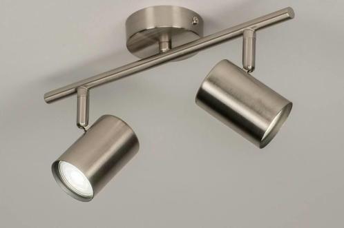 Rietveld Spots - Staalgrijs - Staal, Metaal, Huis en Inrichting, Lampen | Hanglampen, Verzenden