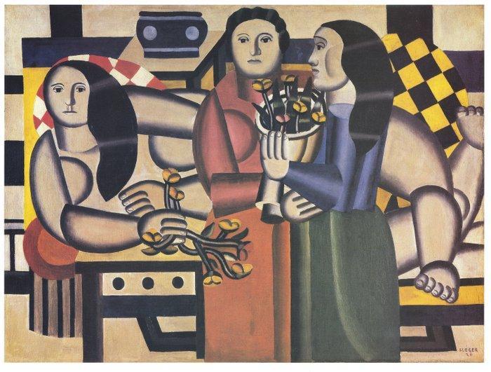 Fernand Léger (1881-1955), daprès - Trois femmes, Antiek en Kunst, Antiek | Overige Antiek