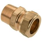 BONFIX messing knelkoppeling recht 10 x 3/8 buitendraad, Ophalen of Verzenden, Nieuw