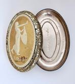 Doos - Tin - Antiek ovaal Tjoklat blik