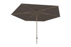 4-Seasons stokparasol Azzurro 300 cm - Woodlook/charcoal, Verzenden, Nieuw, Stokparasol, Kantelbaar