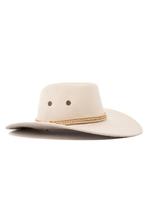 Cowboyhoed Ecru Beige Suedelook Beige Suede Cowboy Western H, Kleding | Dames, Ophalen of Verzenden, Nieuw, Carnaval