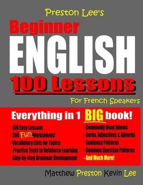 9781727112788 Preston Lees English for French Speakers- ..., Boeken, Studieboeken en Cursussen, Nieuw, Verzenden